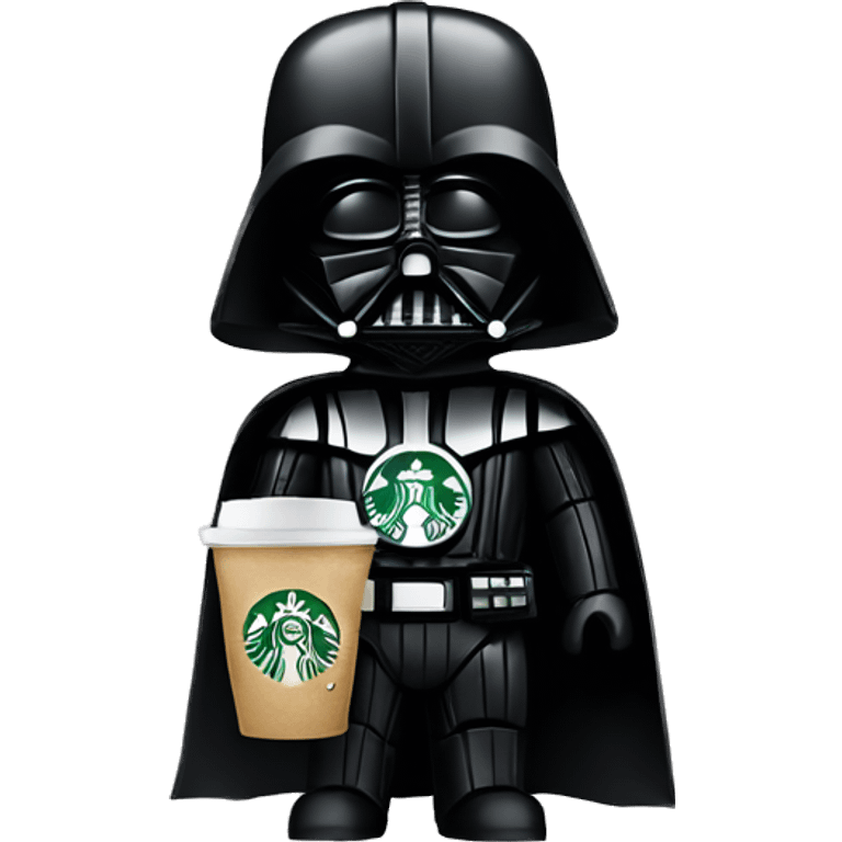 Darth Vader and Starbucks emoji