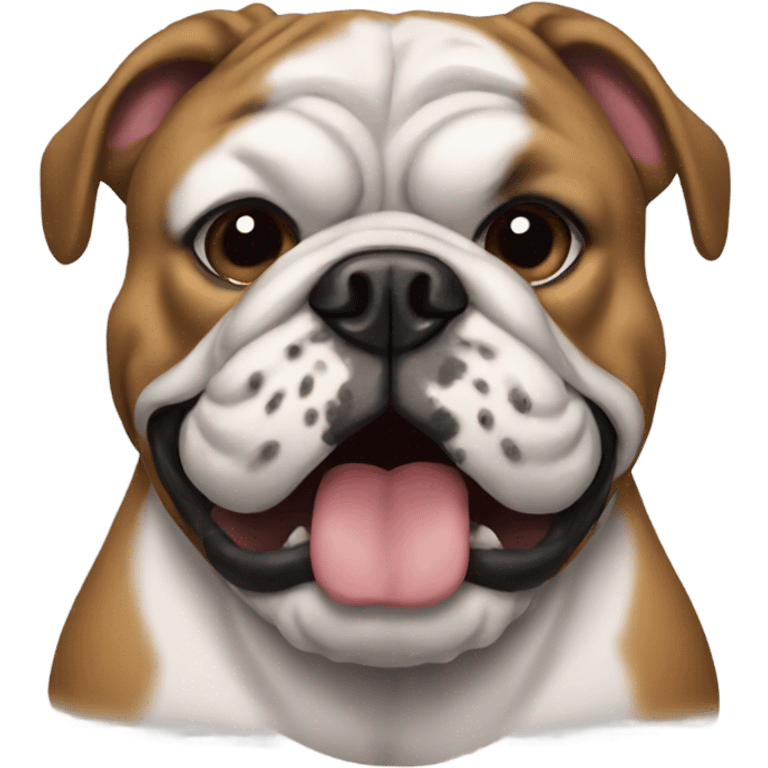 bulldog with beard emoji