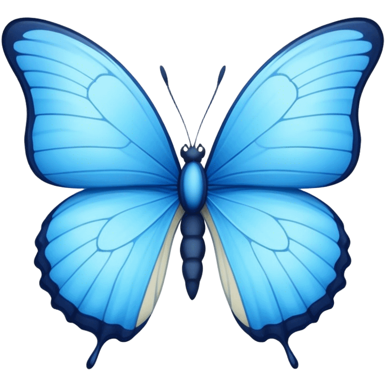 Blue butterfly  emoji