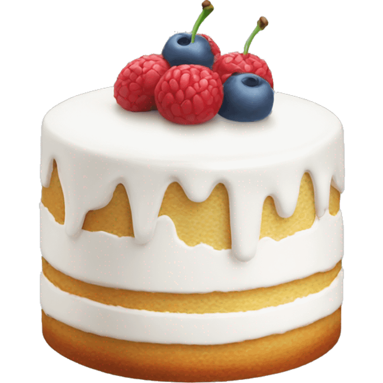 Cake white emoji