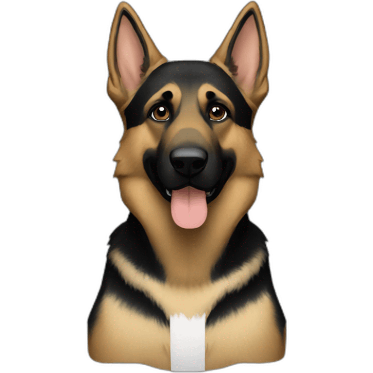 German shepherd Purdue jersey emoji