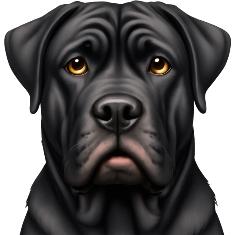 black brindle mastiff emoji