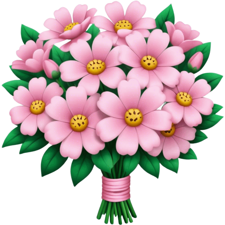 pale pink flower bouquet  emoji