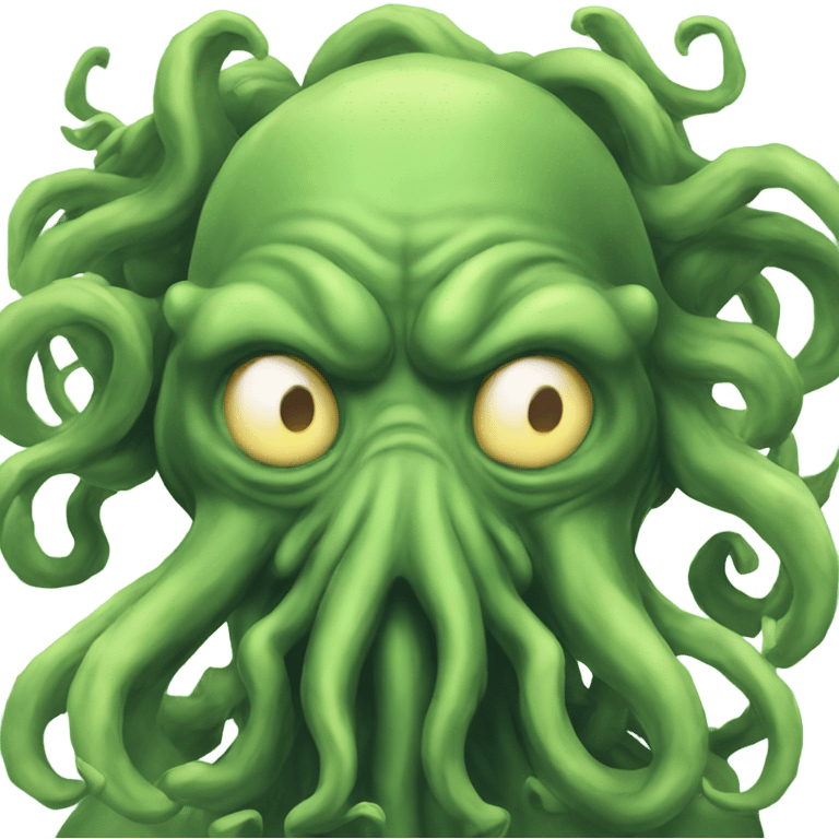 Cthulhu hair  emoji