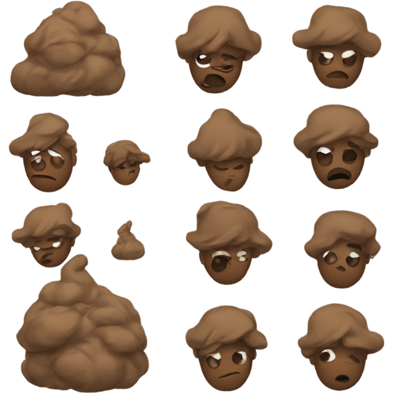 Sad poo emoji