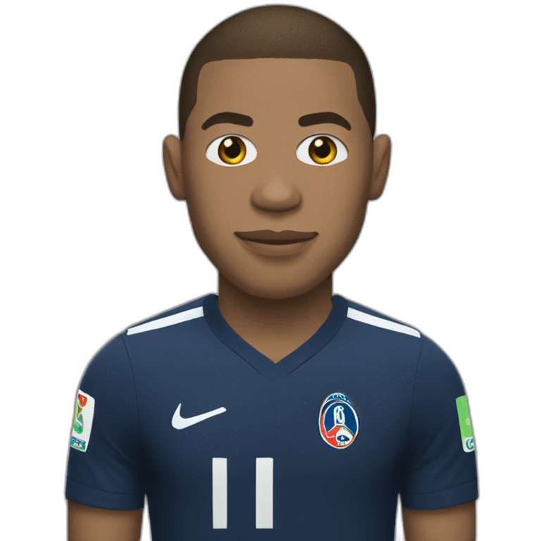 Kyllian Mbappé emoji