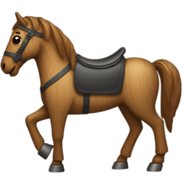 wooden horse emoji