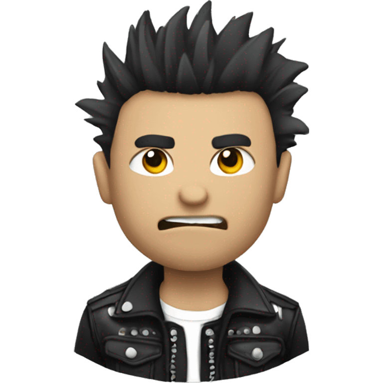 Punk rock guy emoji