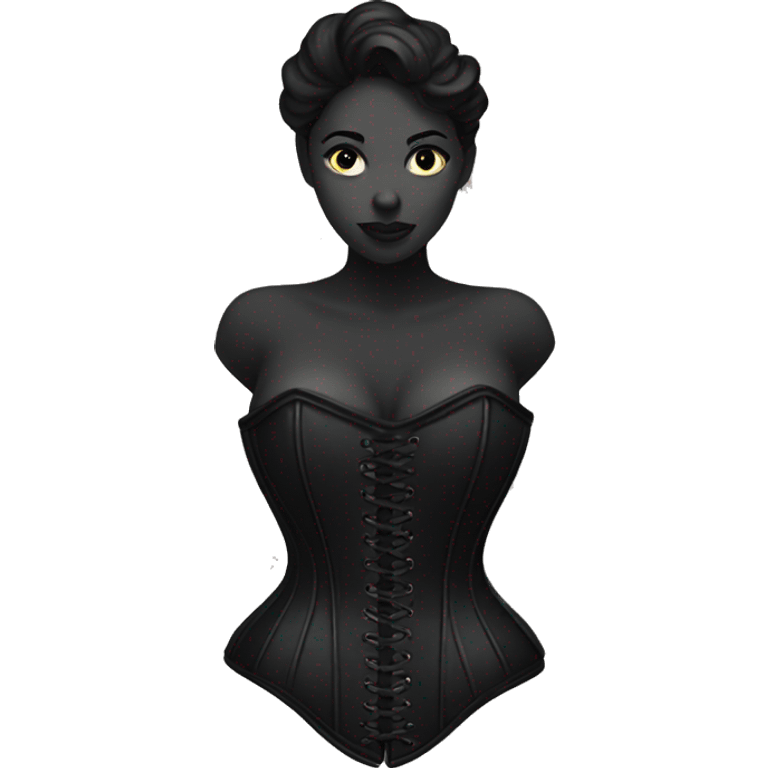 Dark corset  emoji