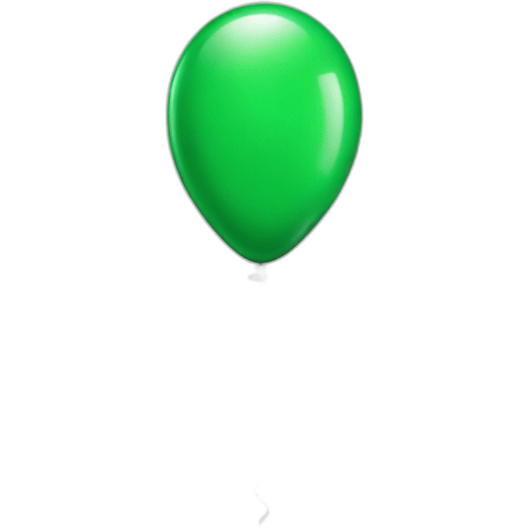 green balloon emoji