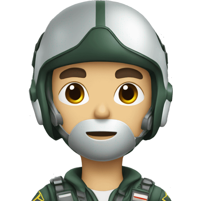 Piloto de combate emoji