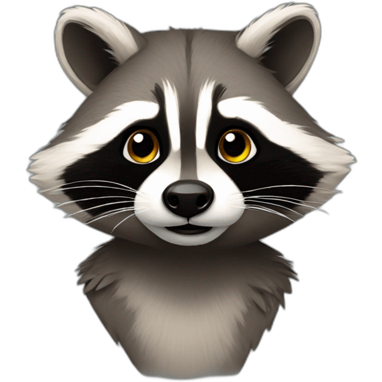 Racoon emoji