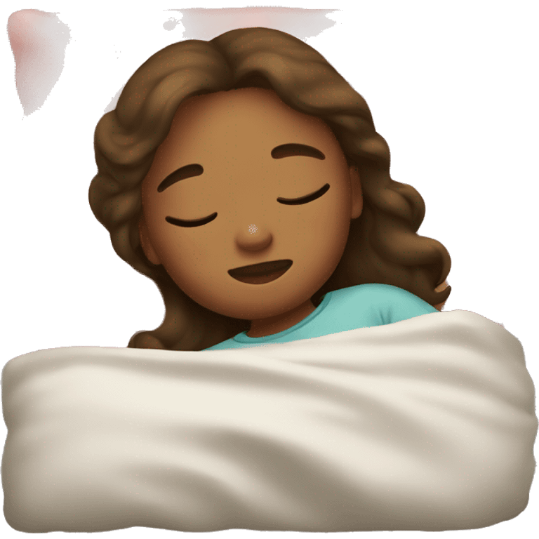 Girl sleeping  emoji