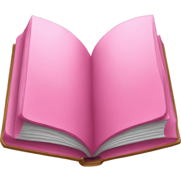 opened pink book emoji