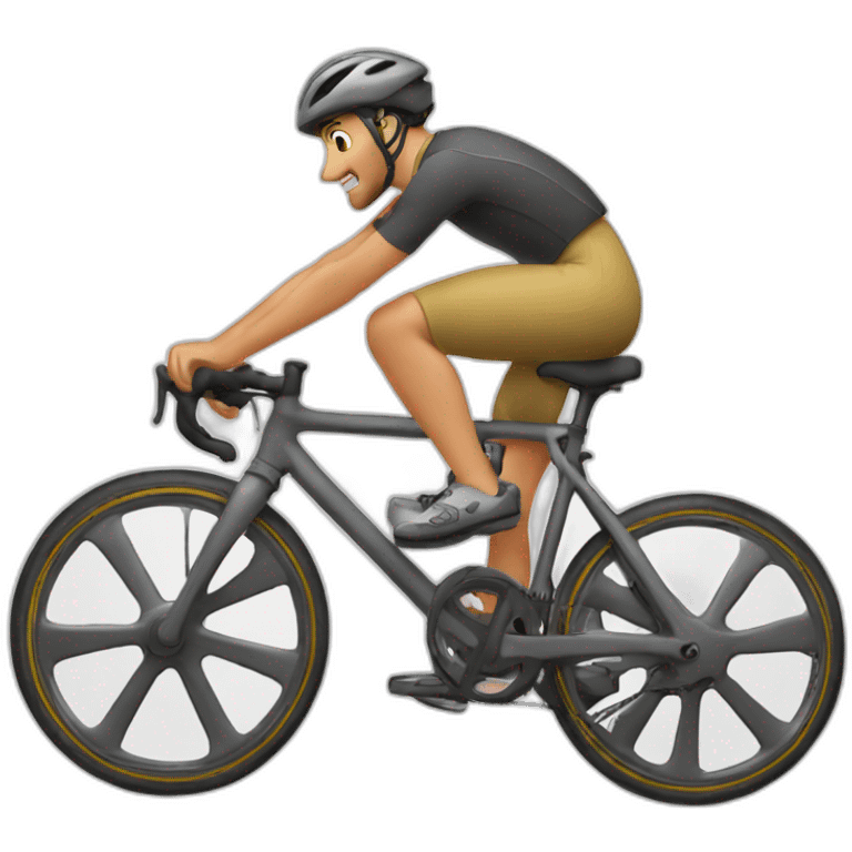 Cabrer en vélo emoji