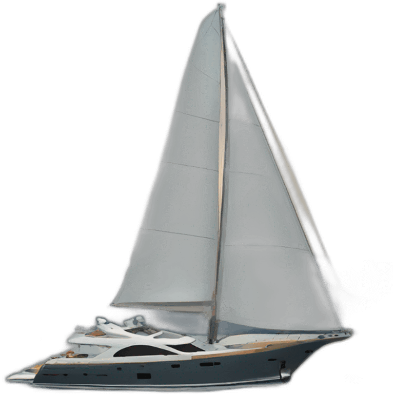 Méga yacht emoji