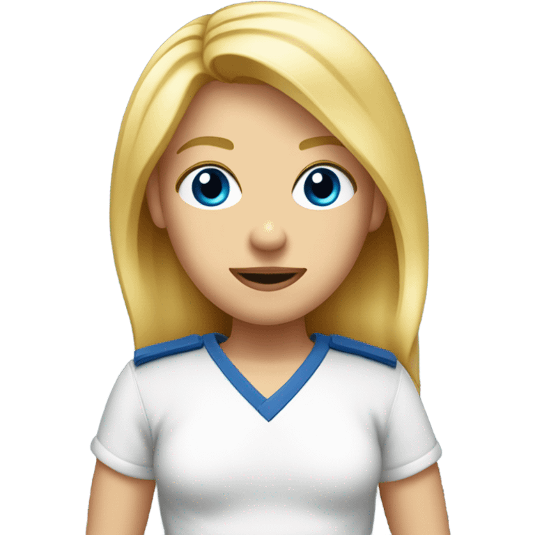 Prisonnier blond aux yeux bleus emoji