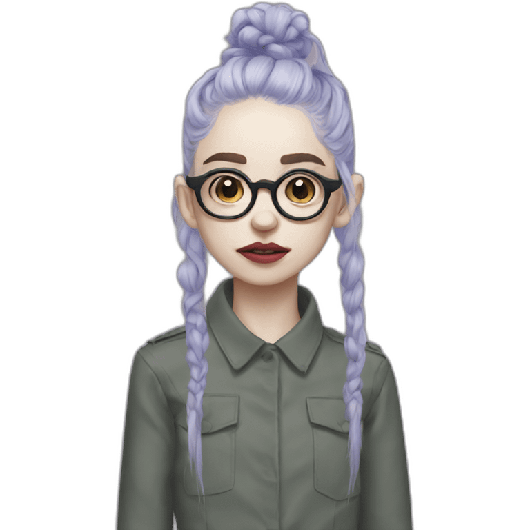 grimes-with-glasses emoji