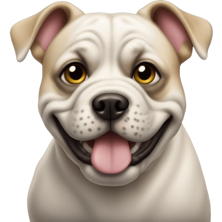 Błach Francji buldog emoji