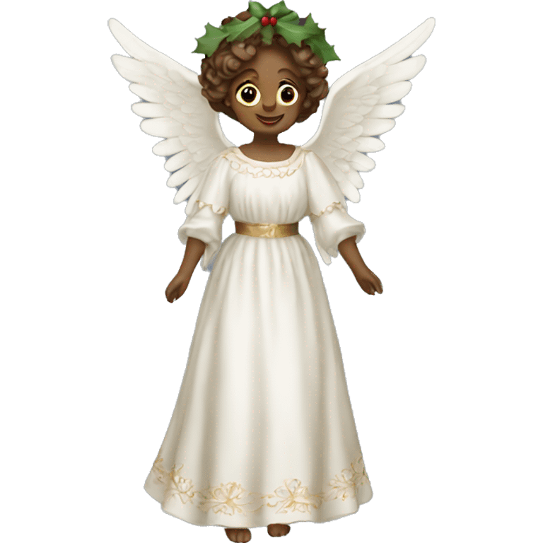 Victorian Christmas Angel emoji