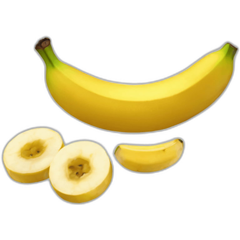 Eat a banana emoji