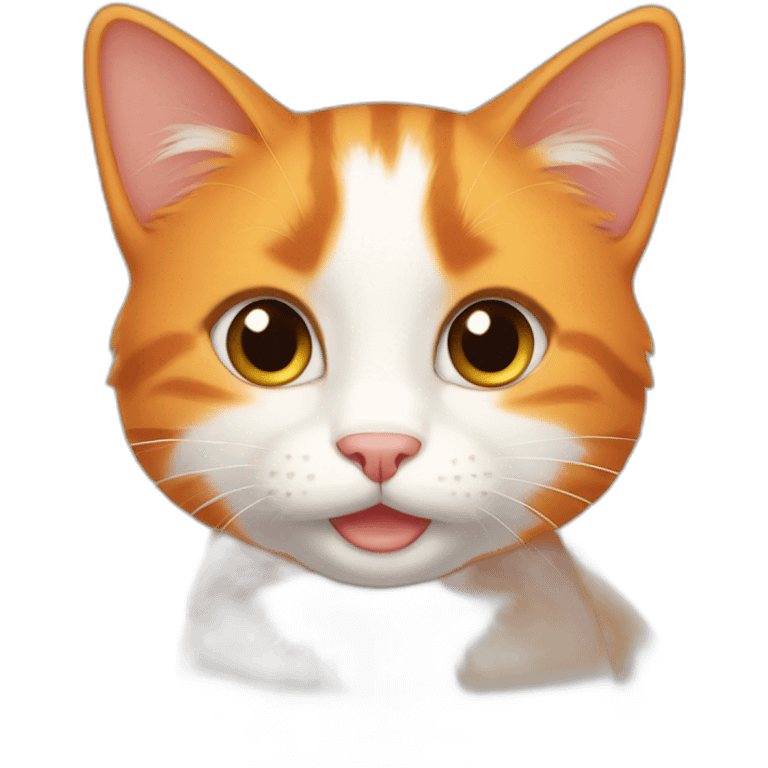 1years old Orange cat emoji