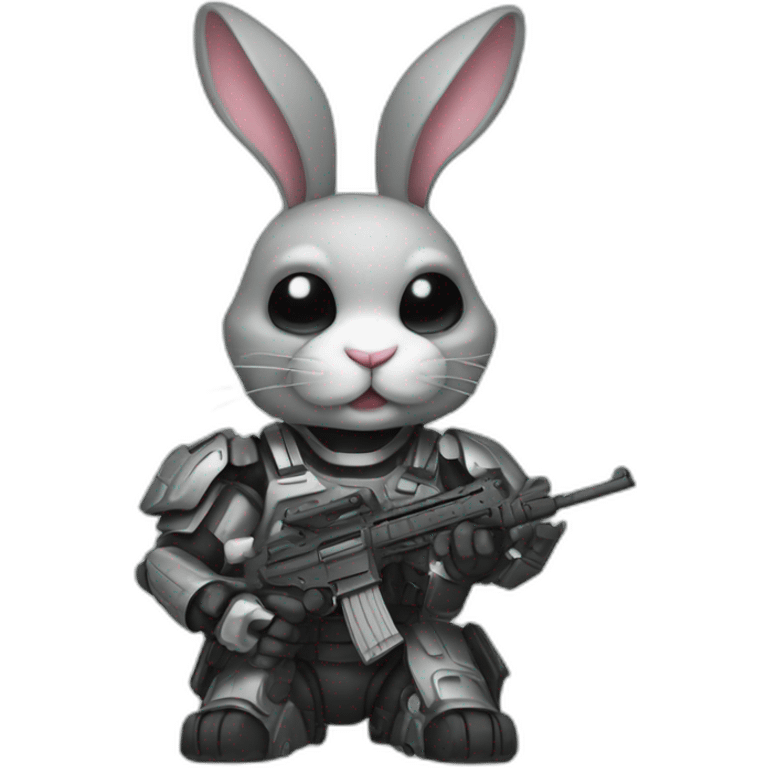 Terminator rabbit emoji