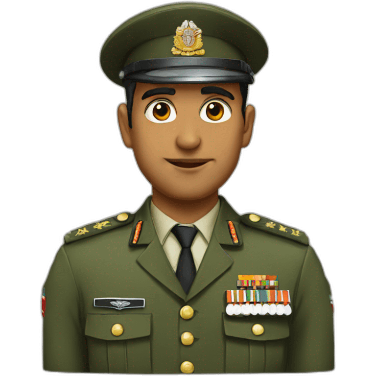 Indian army officer emoji