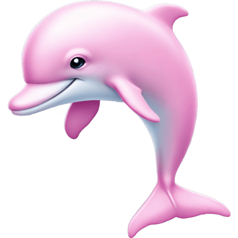 Pastel-pink-colors-dolphin emoji