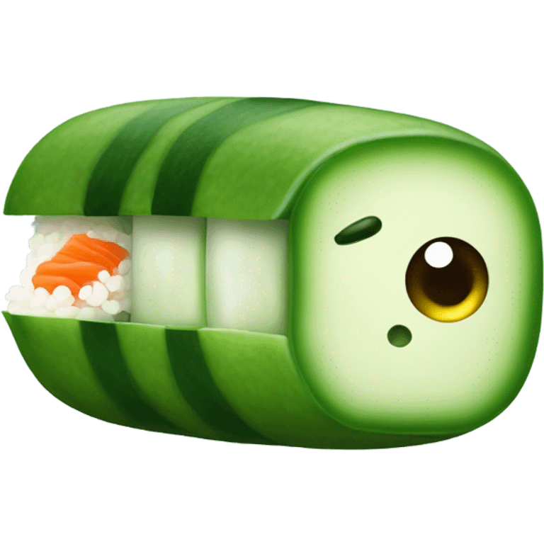 cucumber sushi emoji