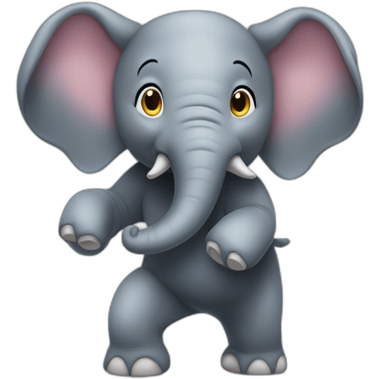 Éléphant qui danse emoji