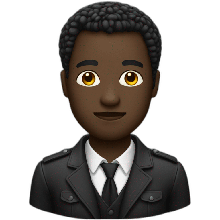 Homme noir afrique emoji