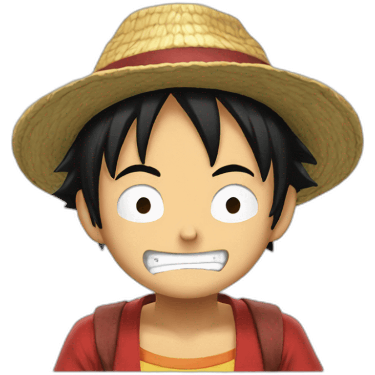 luffy thinking emoji