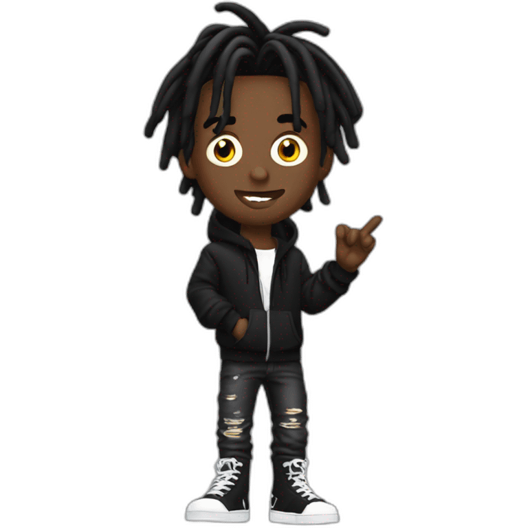 Playboi carti performing emoji