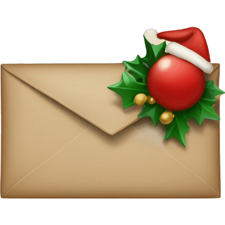 christmas mail for santa  emoji