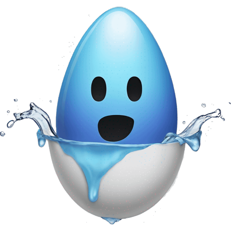 eggplat with water comming out of it emoji