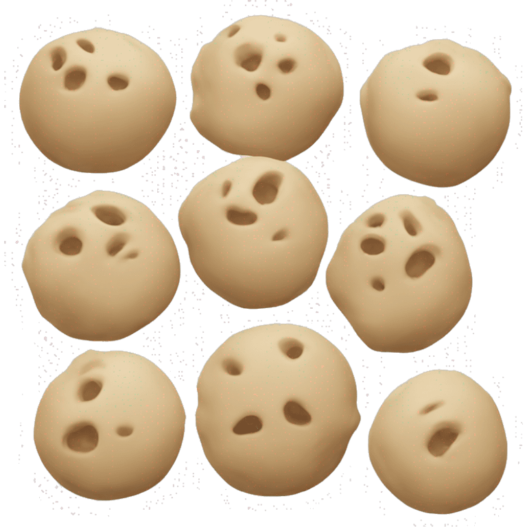 aesthetic dough ball emoji