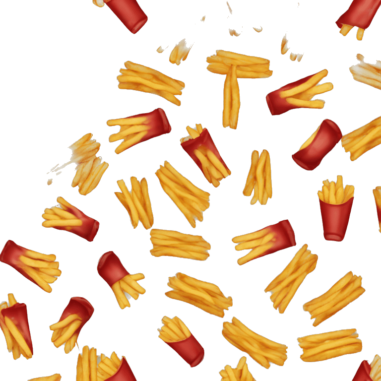 french fries with ketchup  emoji