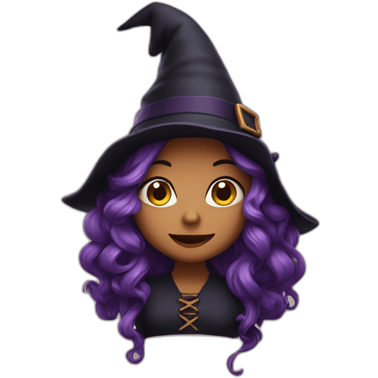 cute witch emoji