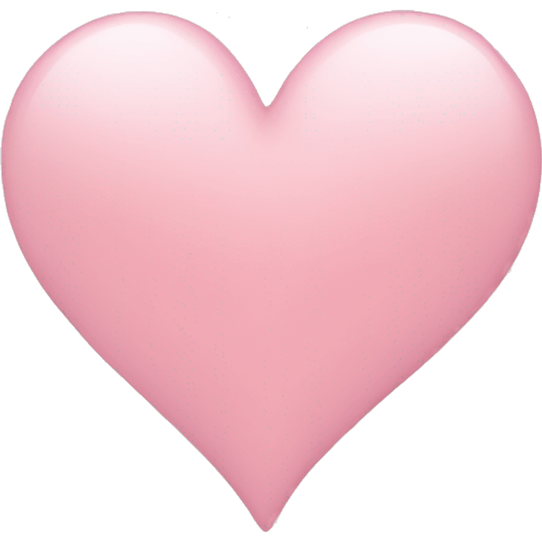 light pink heart emoji