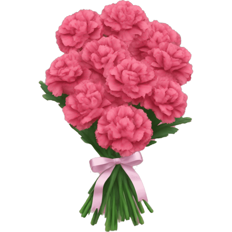 Carnations bouquet  emoji