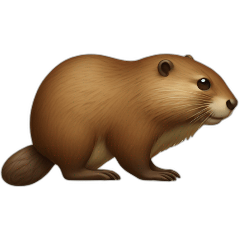 Beaver replaces vitruvian man emoji