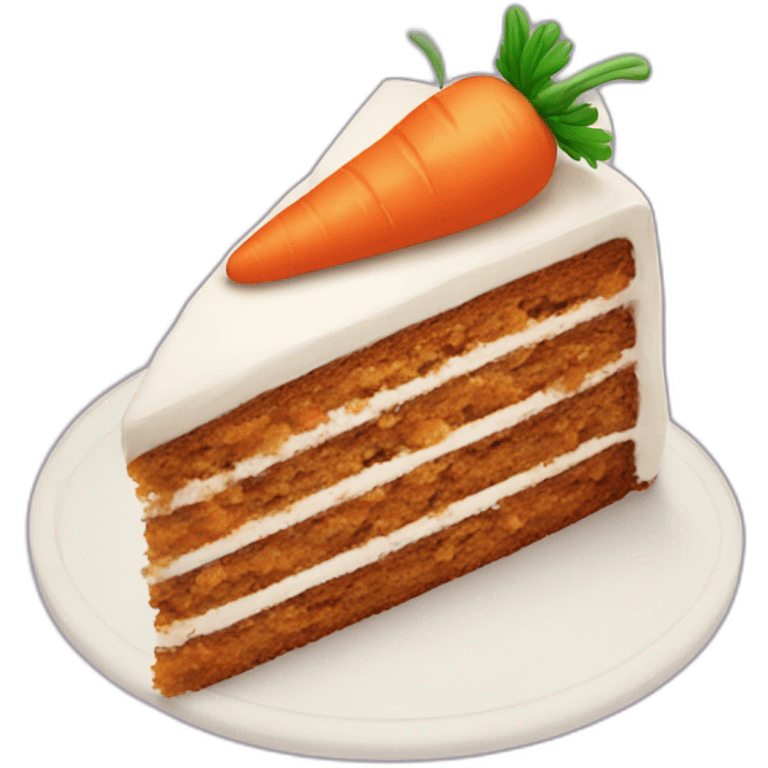 piece of carrot cake emoji