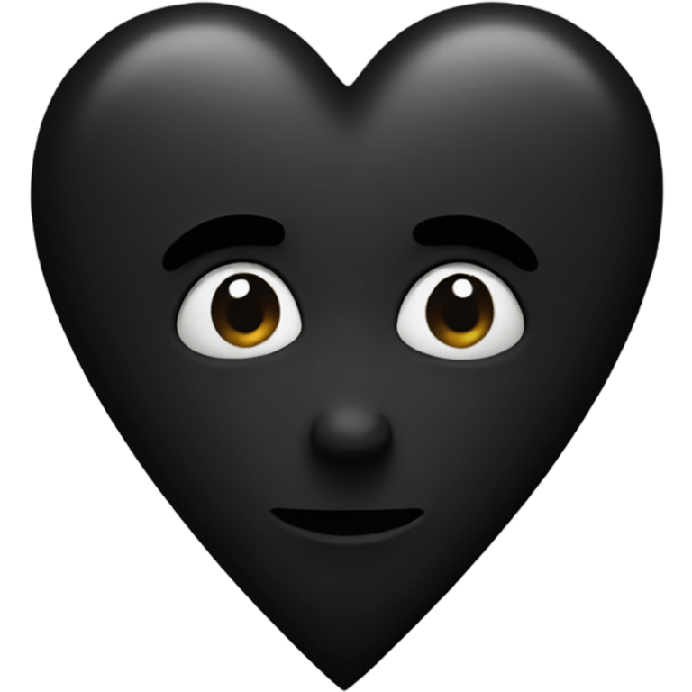 Black heart emoji