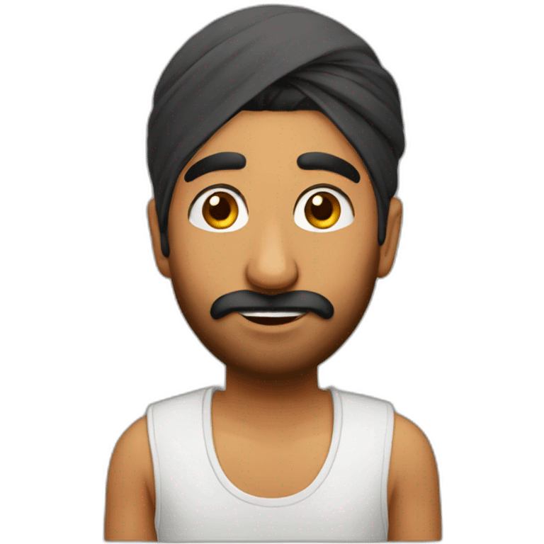 A punjabi guy emoji