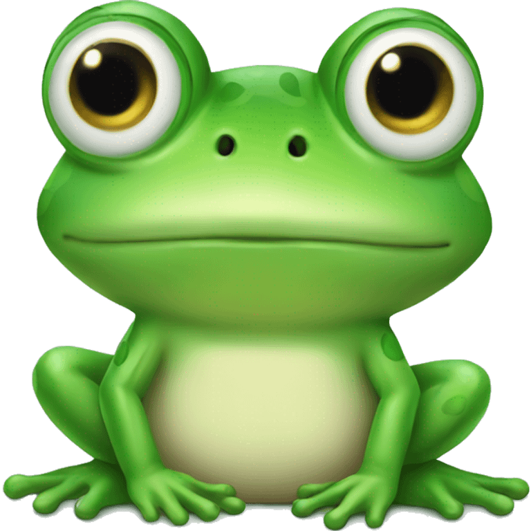 Cute frog  emoji