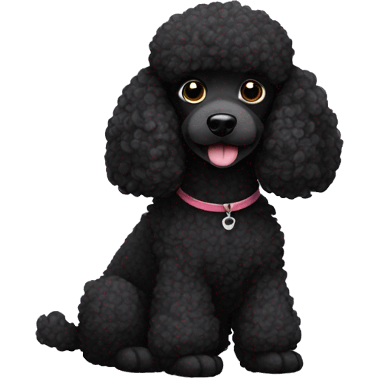 black poodle emoji