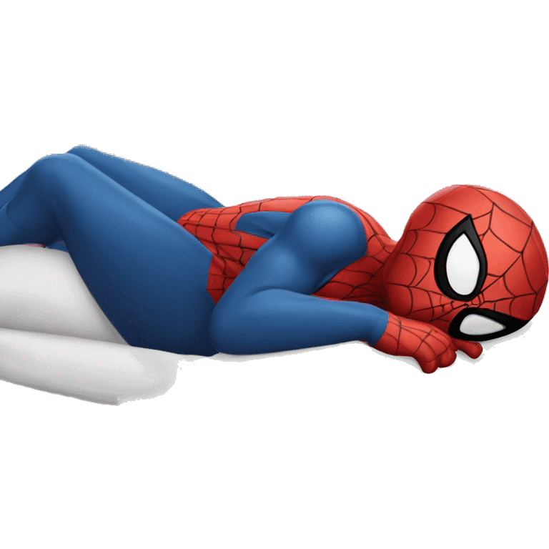 Spider-man sleeping  emoji