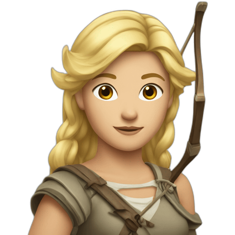 Archer cheveux blonds emoji