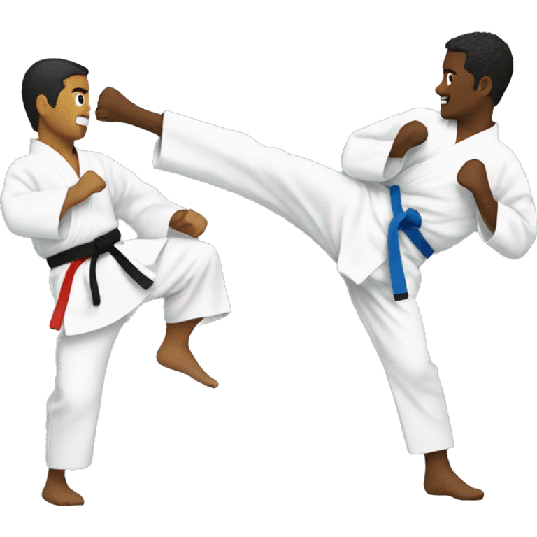 Karate kick emoji